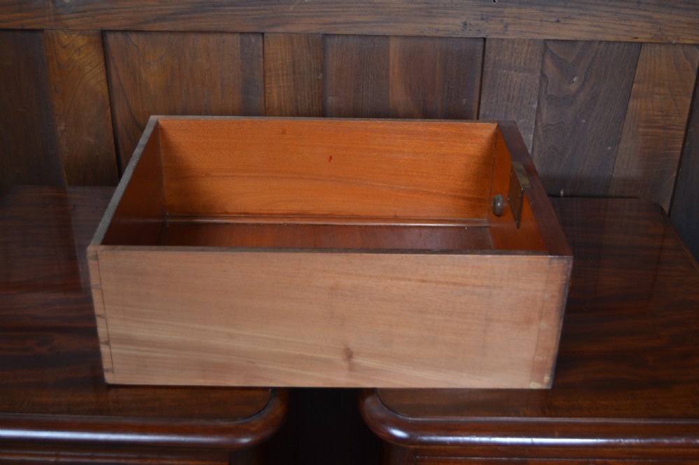 Pair of Victorian Mahogany Bedside Drawers View IV