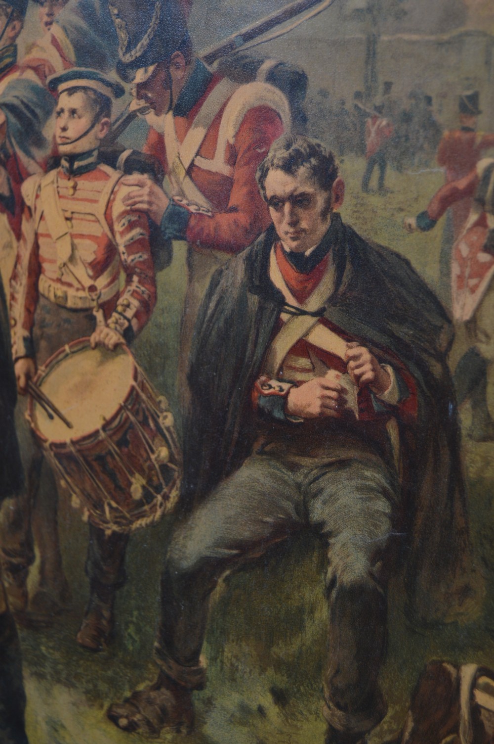 Chromolithograph Wellington at Waterloo View IV
