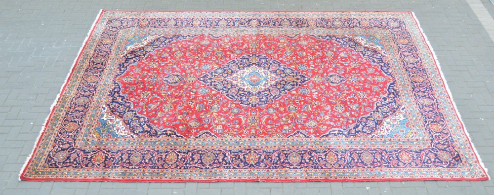 Vintage Kashan Hand Made Rug View X
