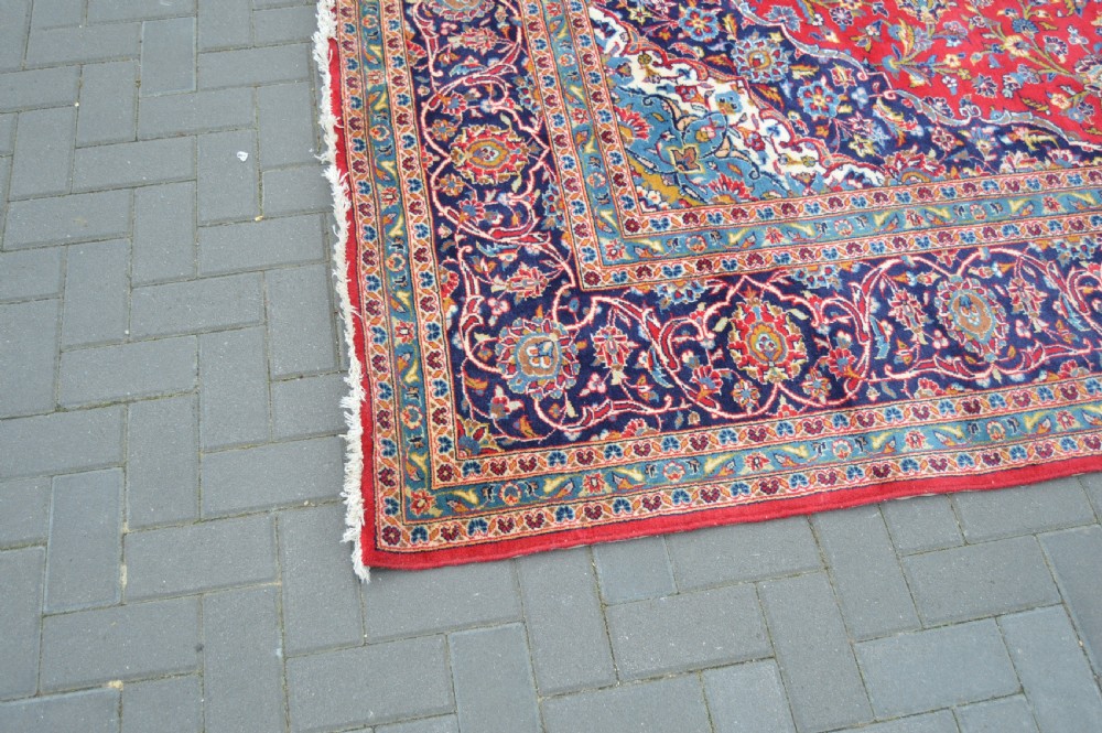 Vintage Kashan Hand Made Rug View XIII