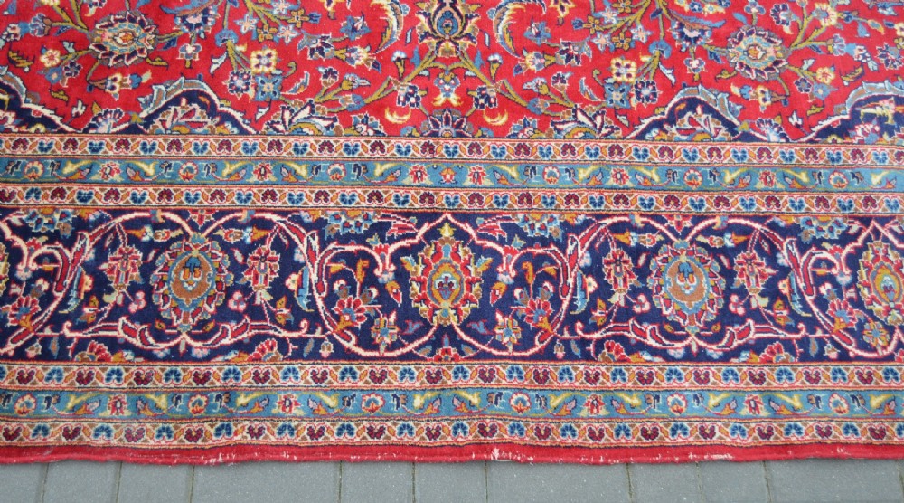 Vintage Kashan Hand Made Rug View XIV