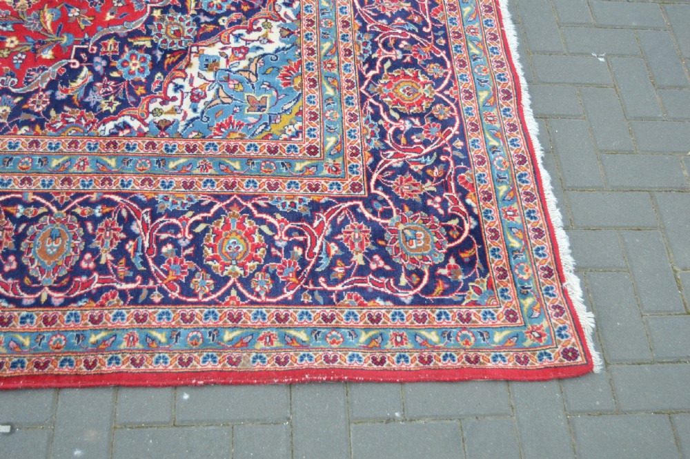 Vintage Kashan Hand Made Rug View XV