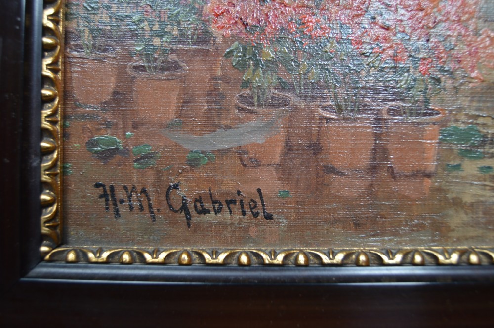 Victorian H.M Gabriel Oil on Canvas View VII