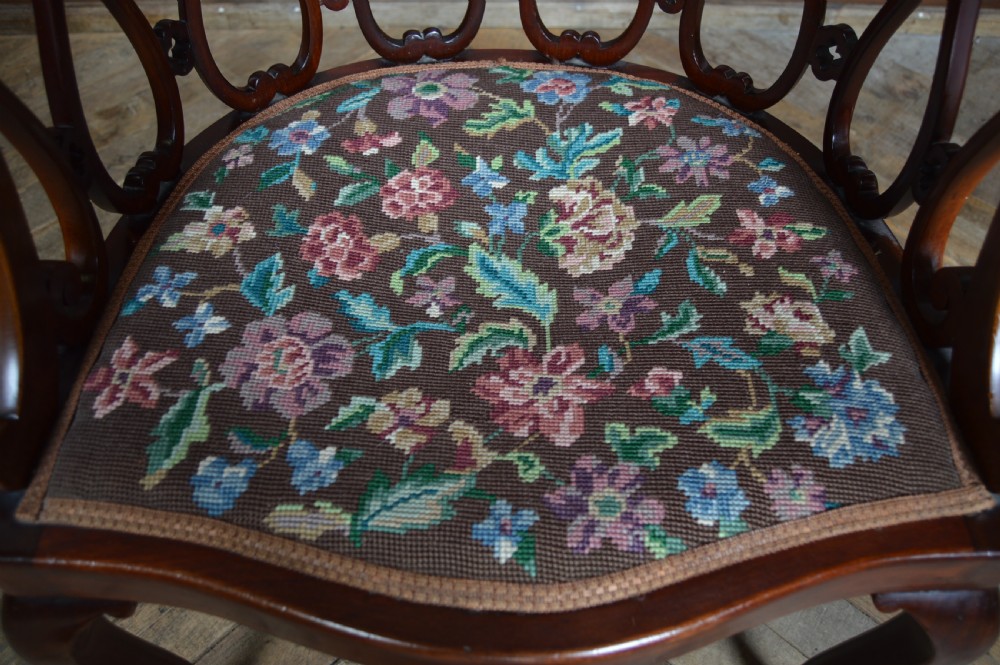 Edwardian Mahogany Tub Chair View VII
