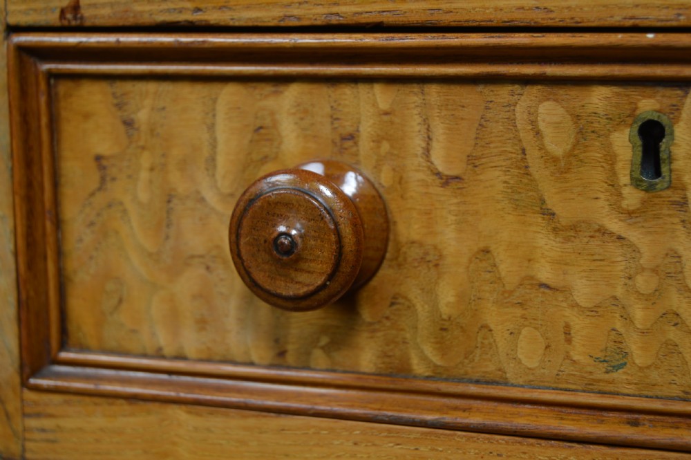Pair of Victorian Hungarian Ash Bedside Drawers  View VI