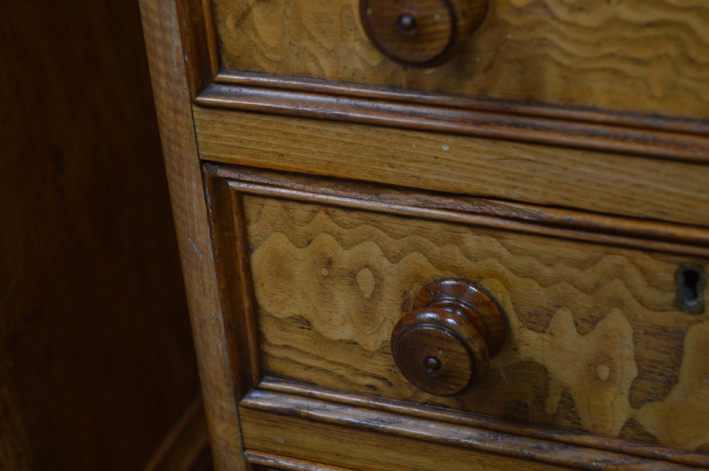 Pair of Victorian Hungarian Ash Bedside Drawers  View VIII