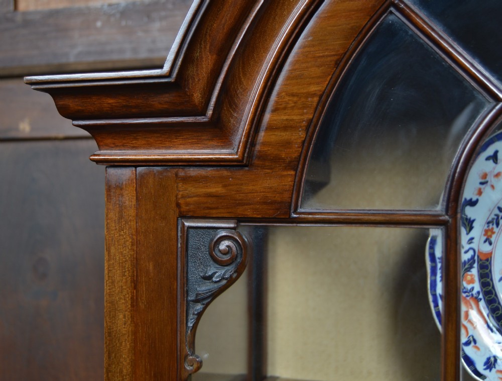 Edwardian Dome Topped Mahogany Display Cabinet View IV