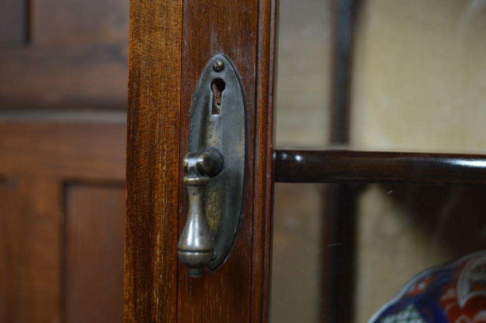 Edwardian Dome Topped Mahogany Display Cabinet View VI