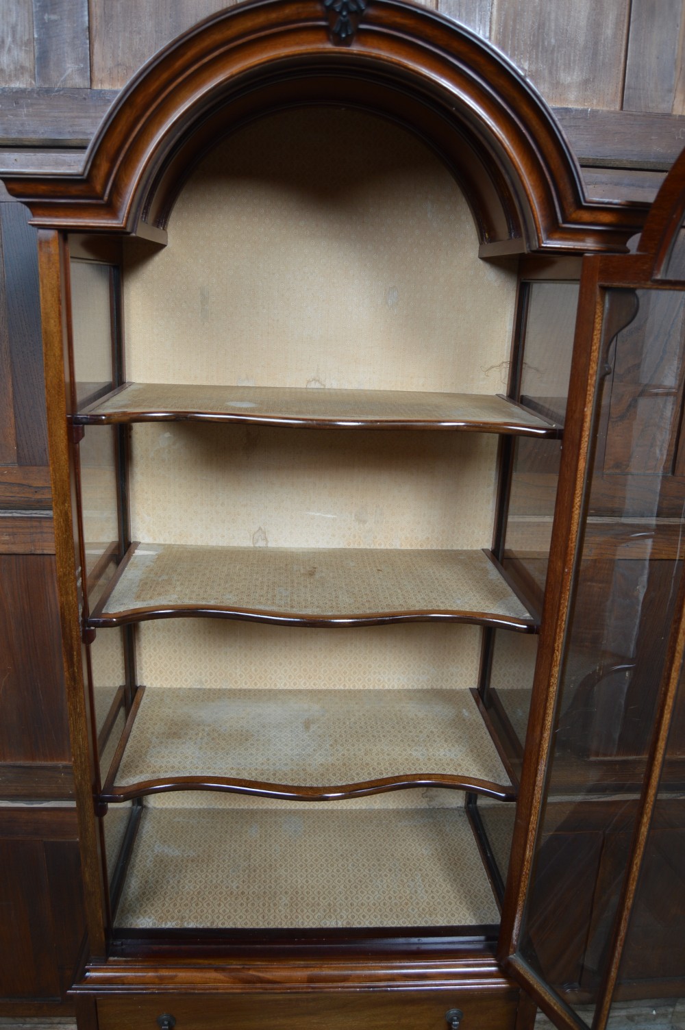 Edwardian Dome Topped Mahogany Display Cabinet View X