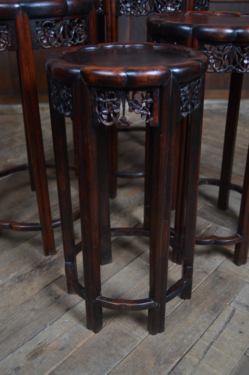 Chinese Set of 4 Nest of Tables View VI