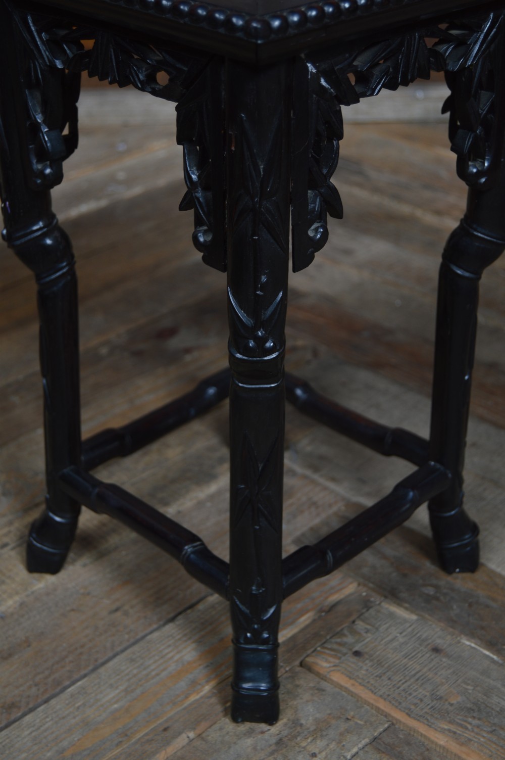Chinese Marble Top Plant Stand View VII