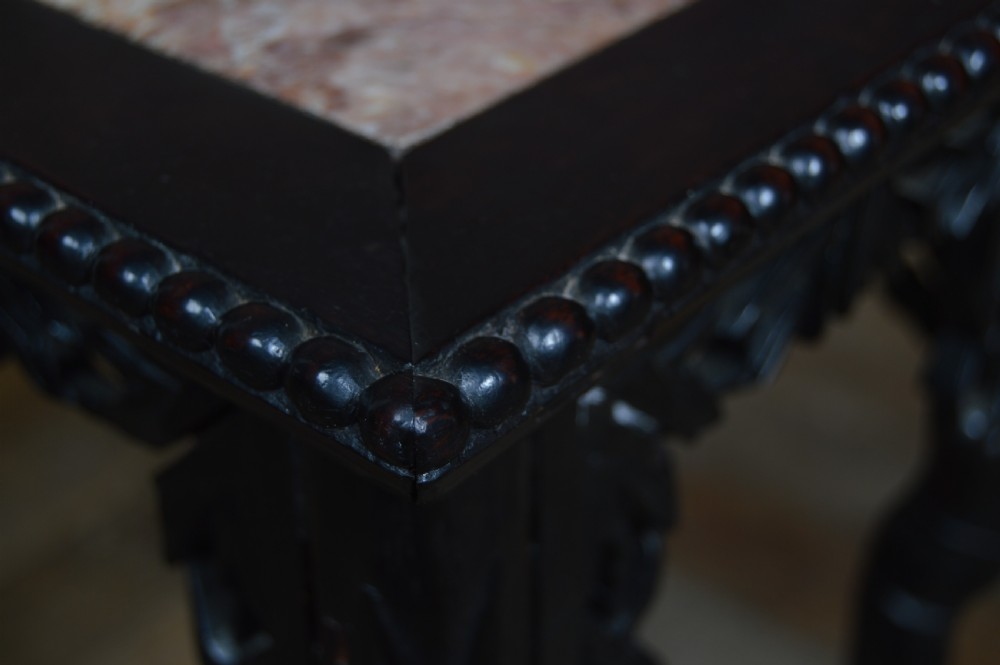 Chinese Marble Top Plant Stand View VIII