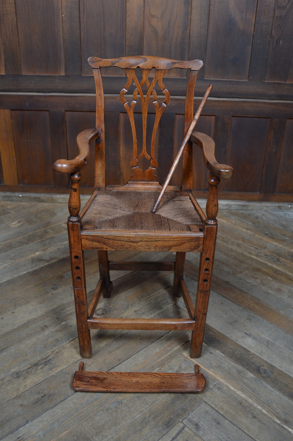 Georgian Elm Child's High Chair View XII