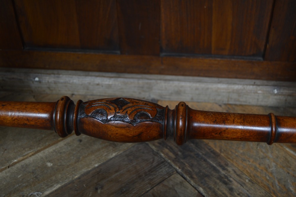 Victorian Walnut Stretcher Table View XIV