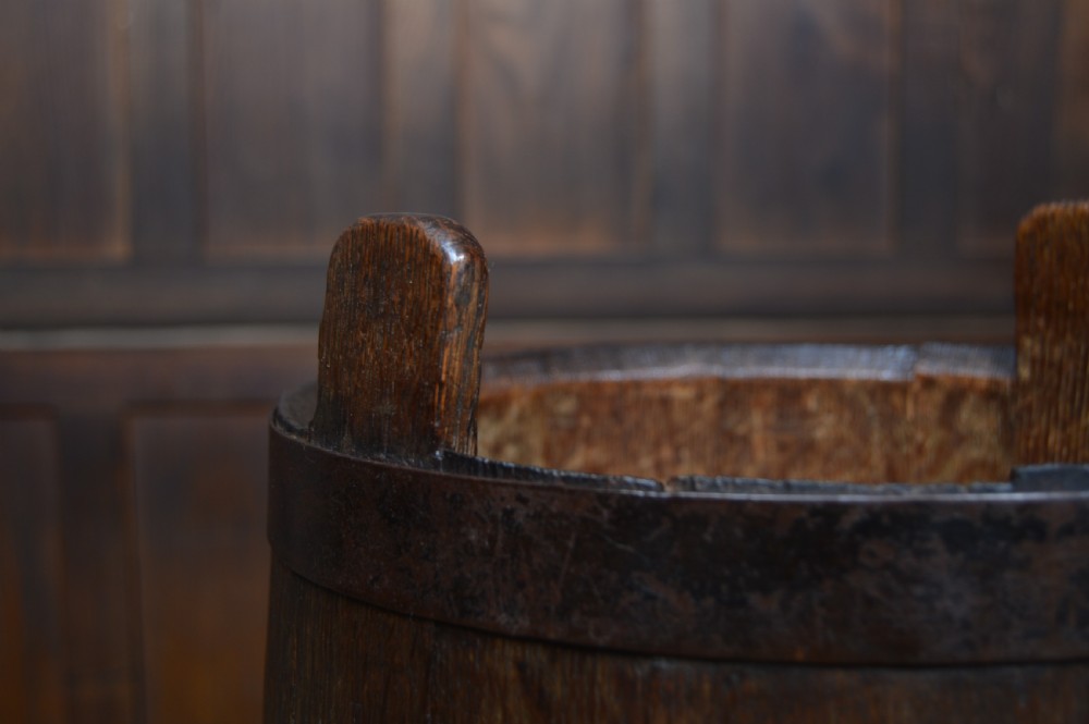 Edwardian Oak Stick Stand View IV