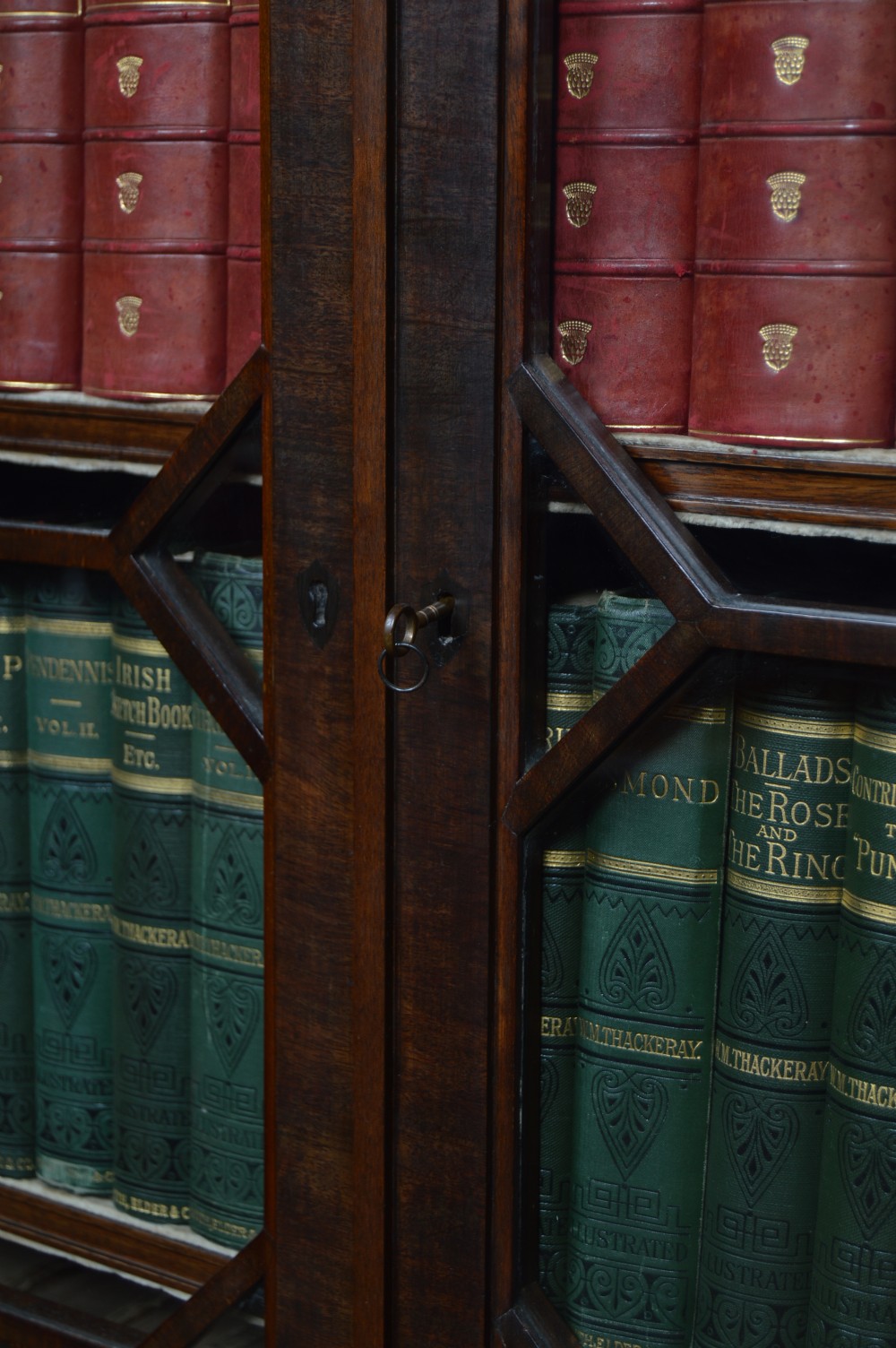 19th Century Mahogany Bookcase View III