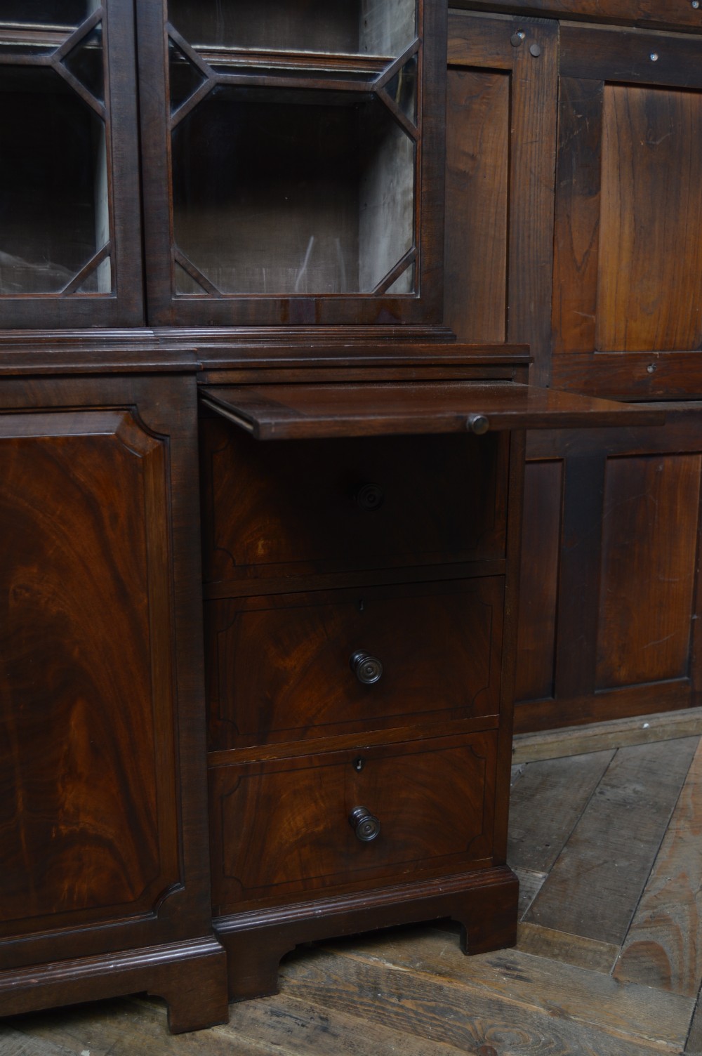 19th Century Mahogany Bookcase View XIII