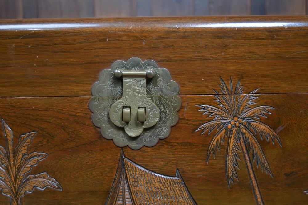 Chinese Camphor Wood Blanket / Storage Box View VII