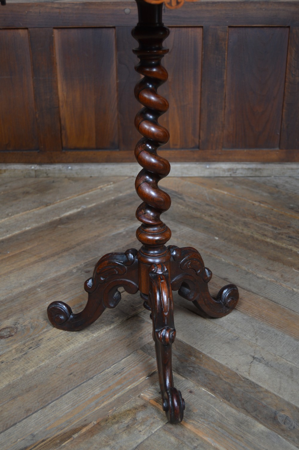 Victorian Hexagonal Tripod Table View IV