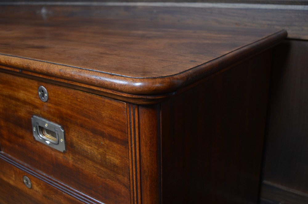 Camphor Wood Campaign Chest of  Drawers  View VI