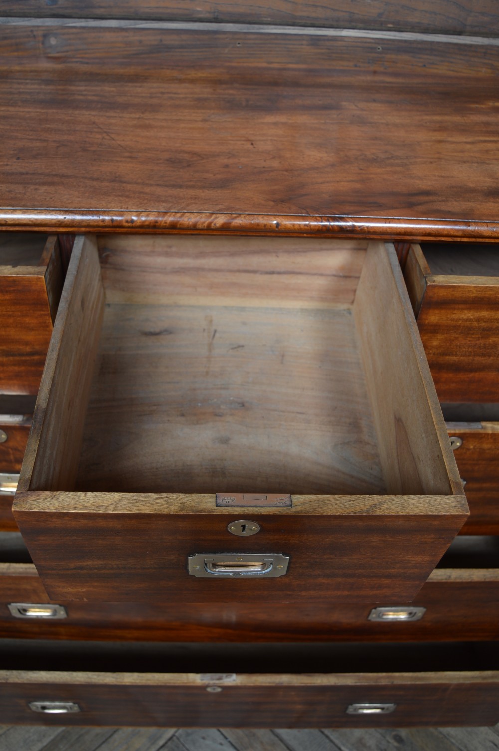 Camphor Wood Campaign Chest of  Drawers  View X