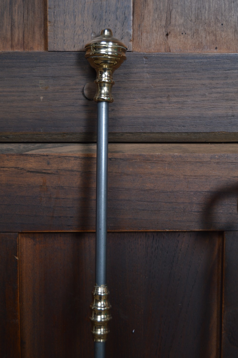 Set of Edwardian Brass & Steel Fire Irons View IV