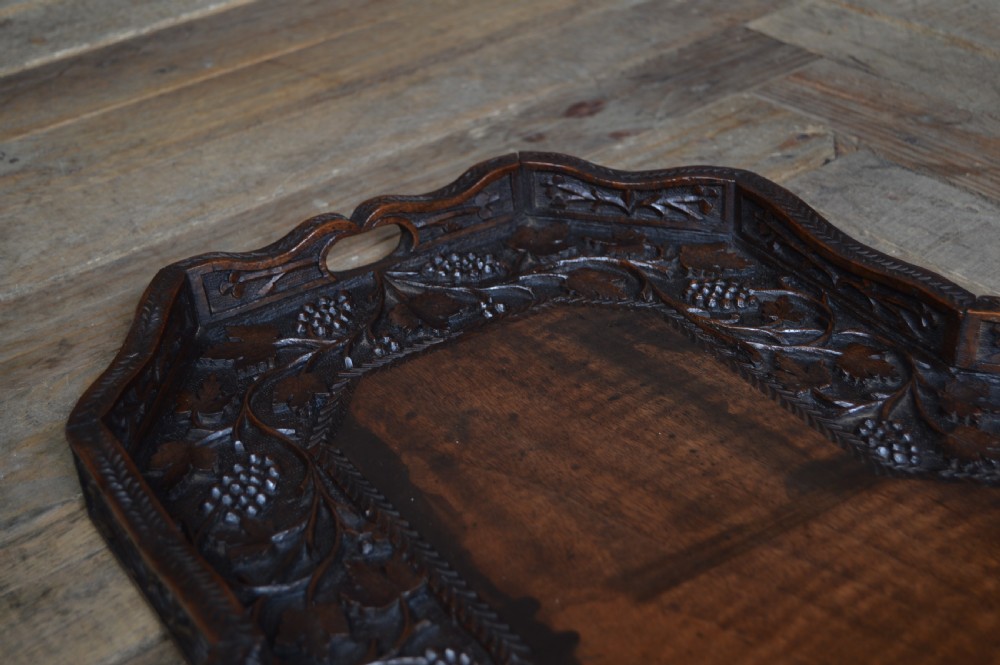 19th Century Hardwood Tray View VIII