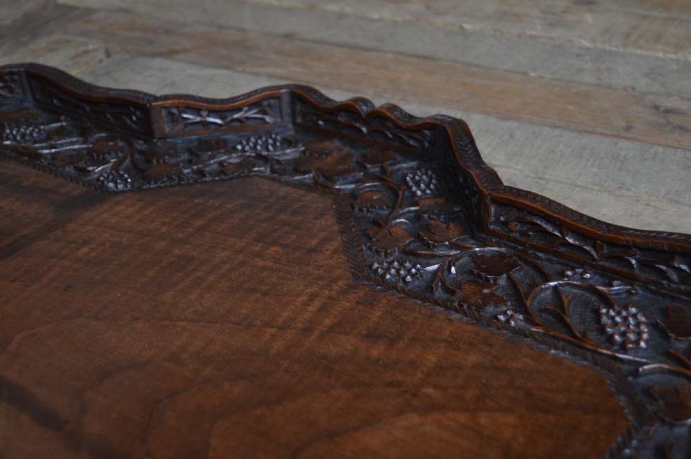 19th Century Hardwood Tray View IX