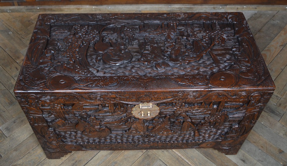 Oriental Camphor Wood Storage Box View VIII