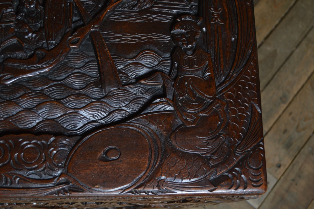 Oriental Camphor Wood Storage Box View XIII