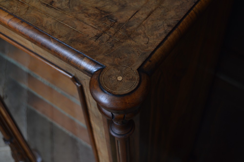 Victorian Walnut Music Cabinet View V