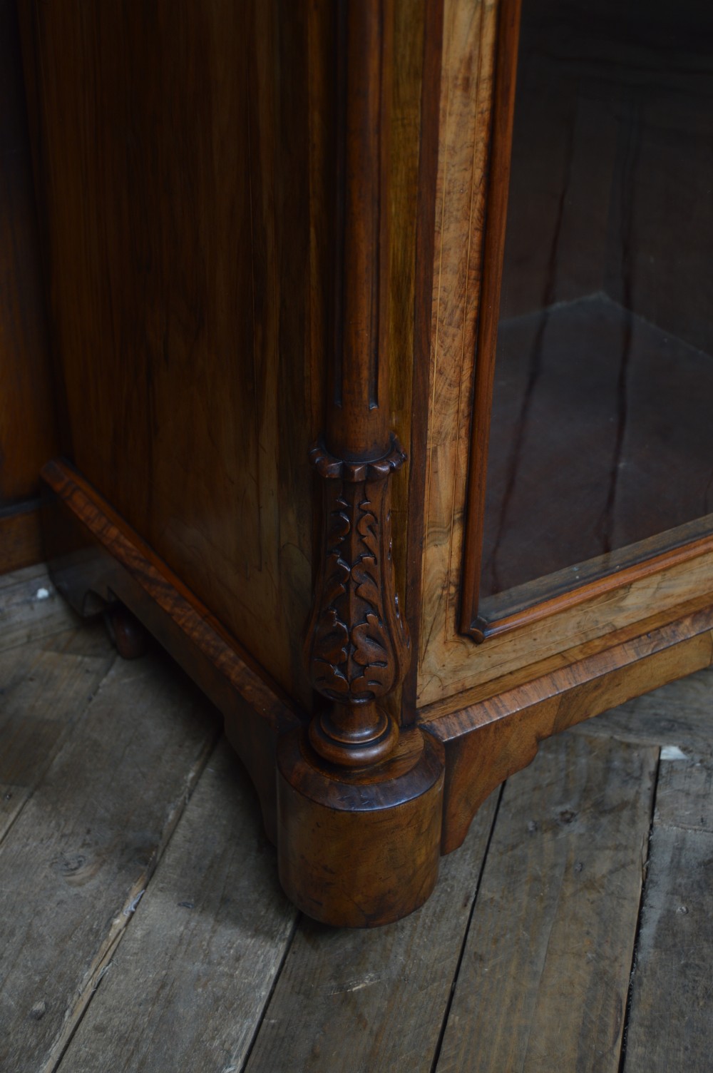 Victorian Walnut Music Cabinet View VII