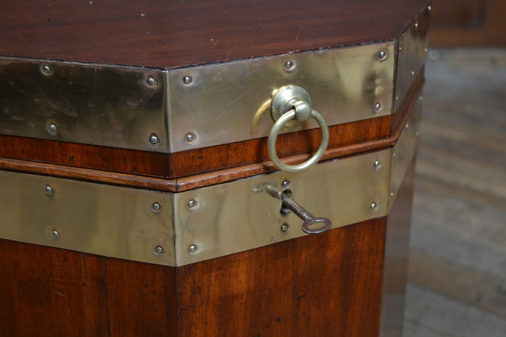  Edwardian Mahogany Octagon Cellarette View IV
