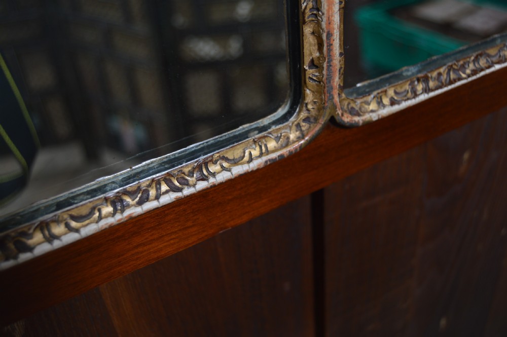Edwardian Mahogany Gilt Gesso Mirror View X