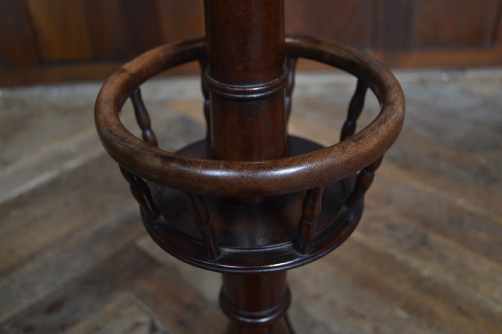 Victorian Mahogany Wine Table View XI