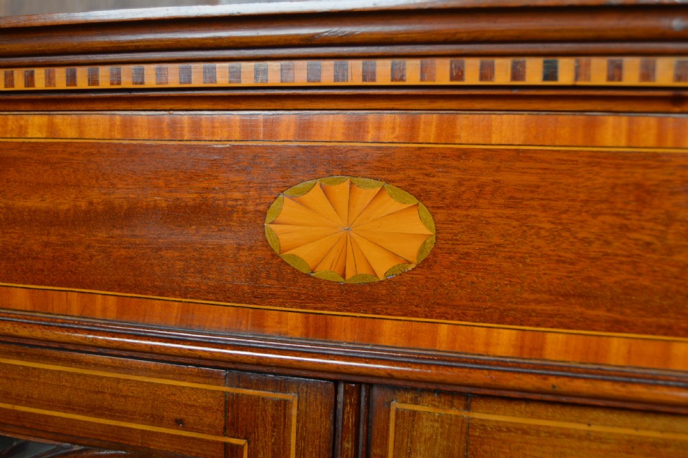 Edwardian Mahogany Bookcase View VIII