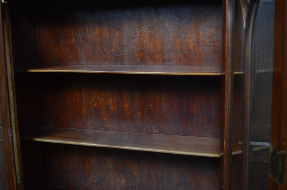 Edwardian Mahogany Bookcase View XVII