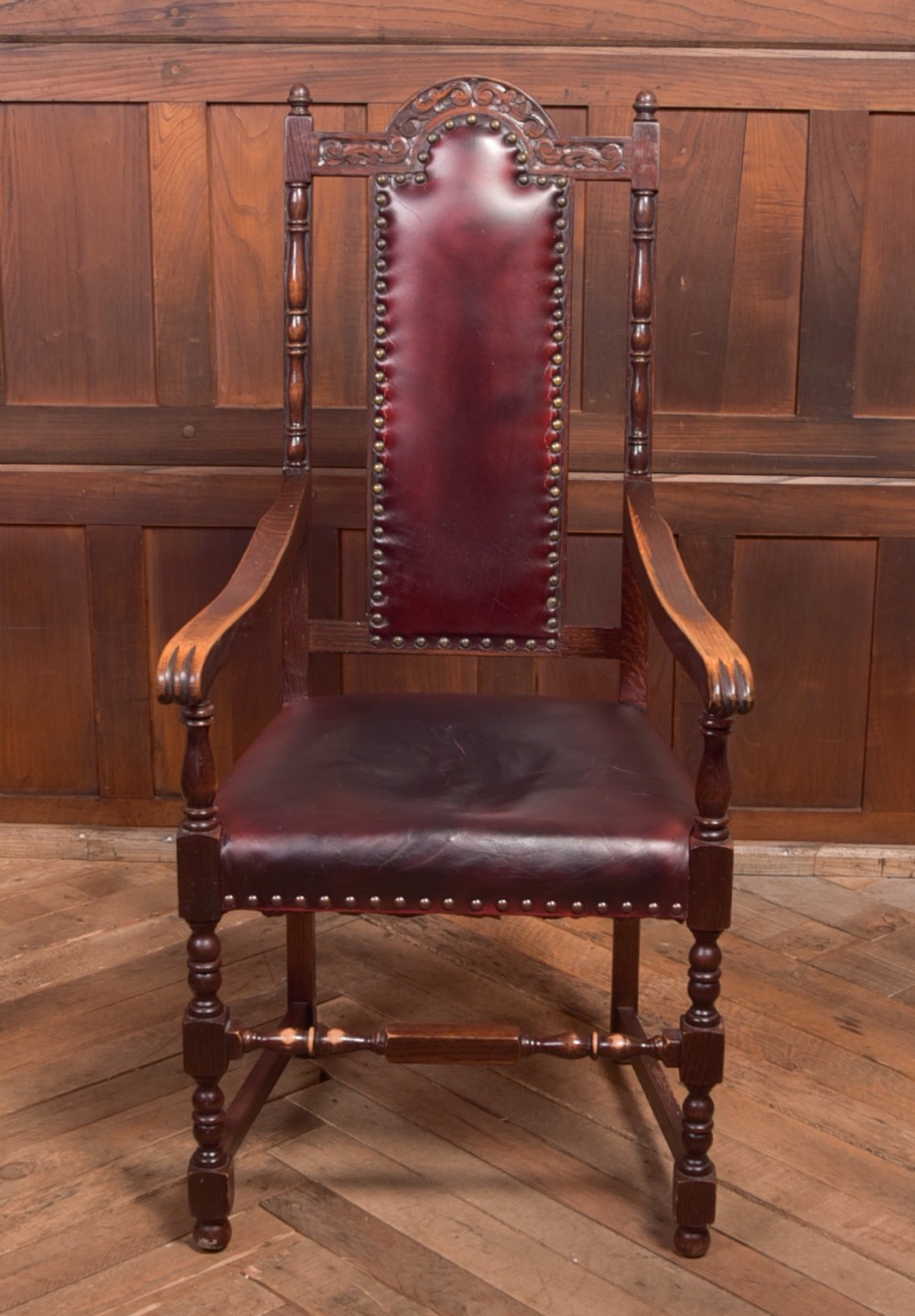 Set of 6 Edwardian Oak Chairs View XXIV