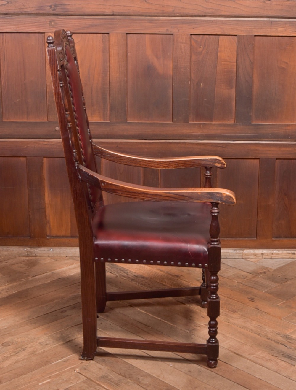 Set of 6 Edwardian Oak Chairs View XXV