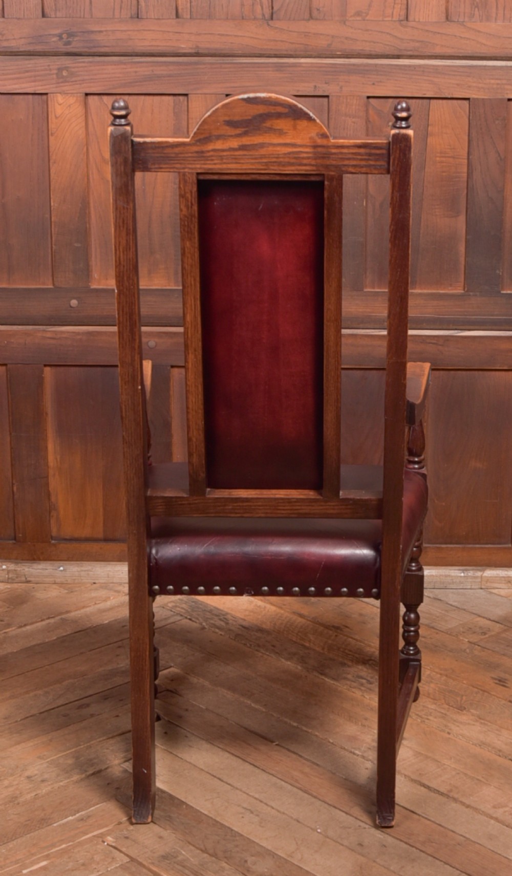 Set of 6 Edwardian Oak Chairs View XXVI