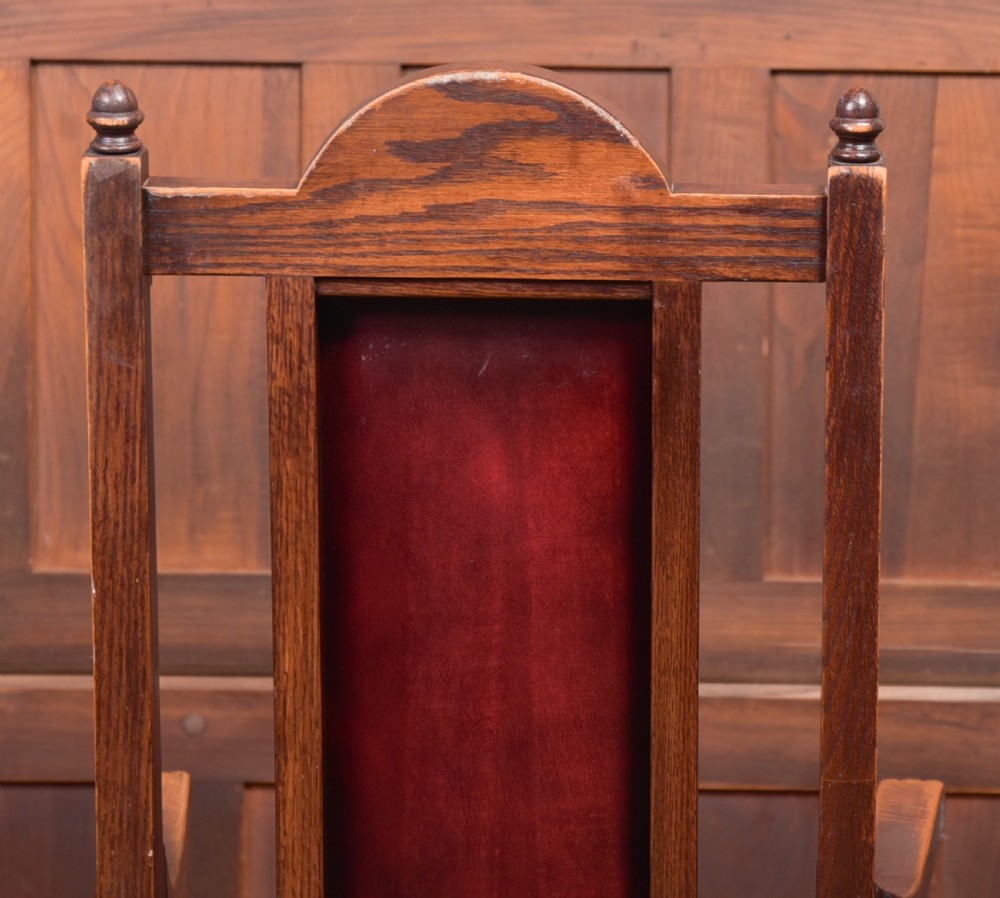 Set of 6 Edwardian Oak Chairs View XXVII