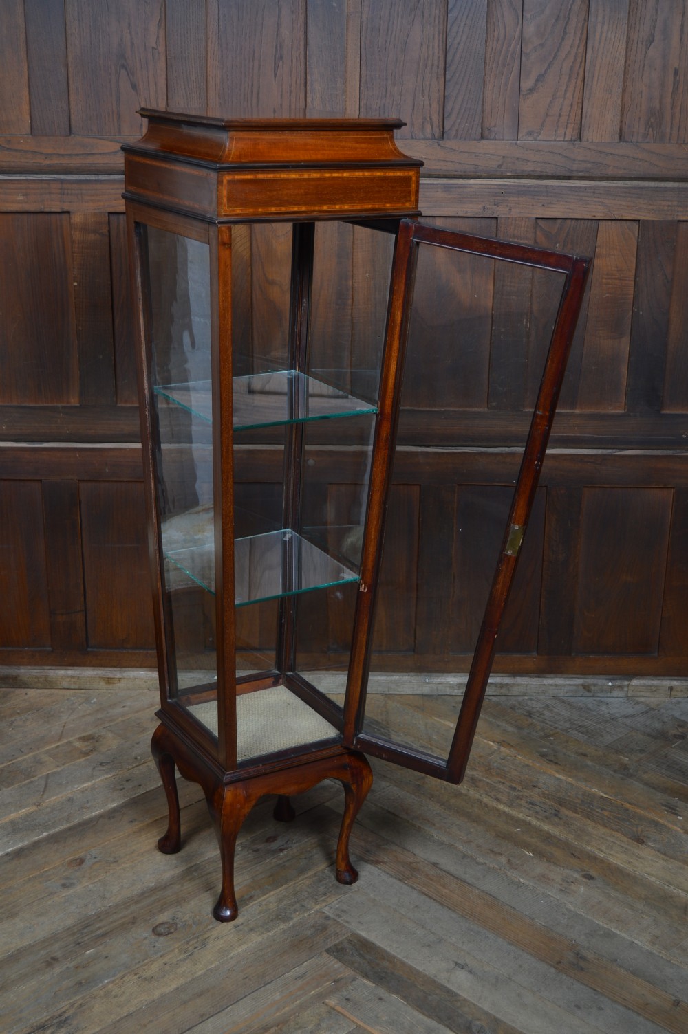 Edwardian Mahogany Vitrine / Display Cabinet View III