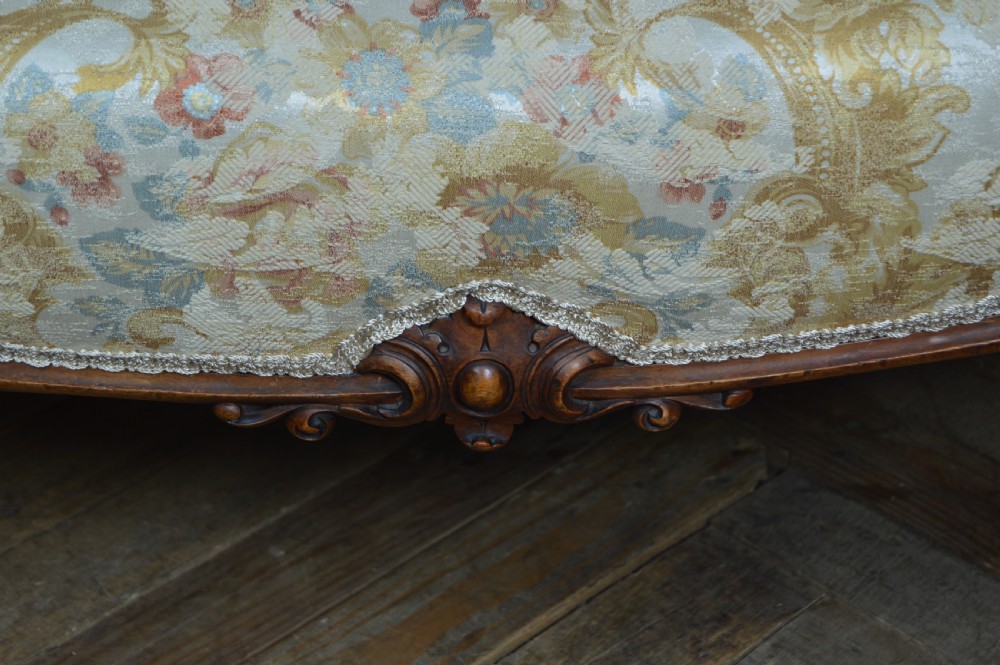 Victorian Walnut Centre Stool View V
