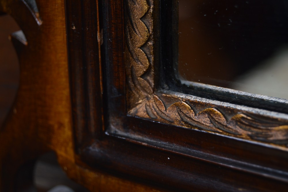 Edwardian Mahogany Wall Mirror View III