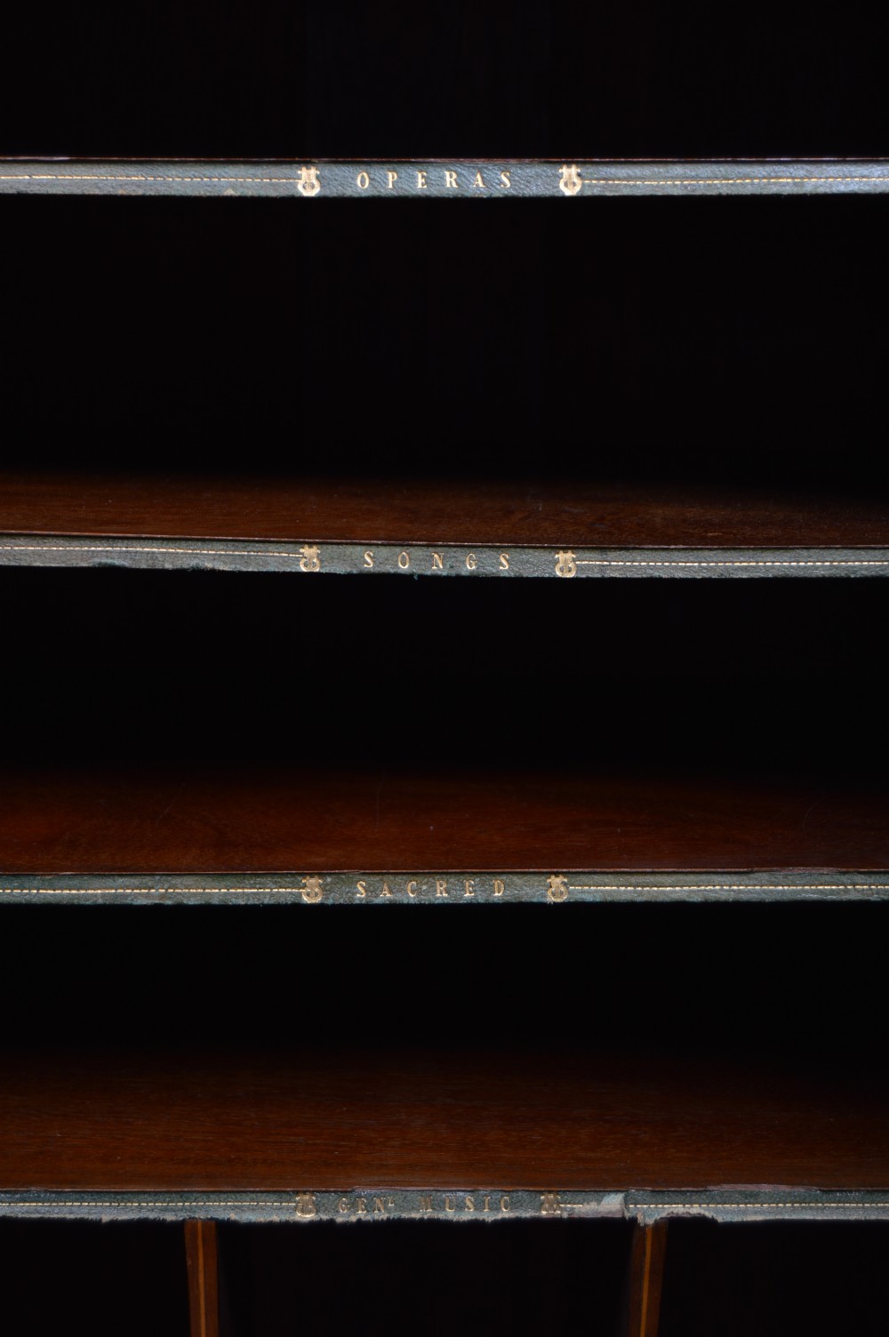 Victorian Walnut Music Cabinet View XVII