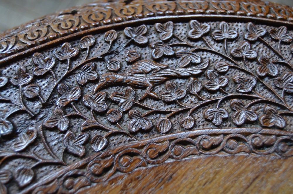 Victorian Burmese Padouk Tilt Top table View XVI