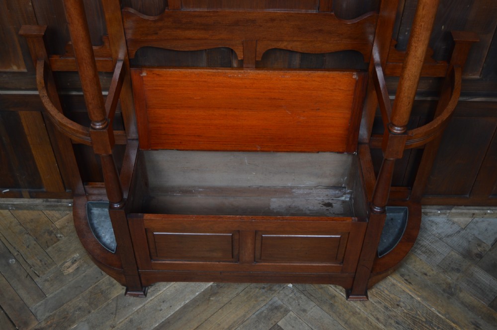 Arts and Crafts Mahogany Hallstand View VIII