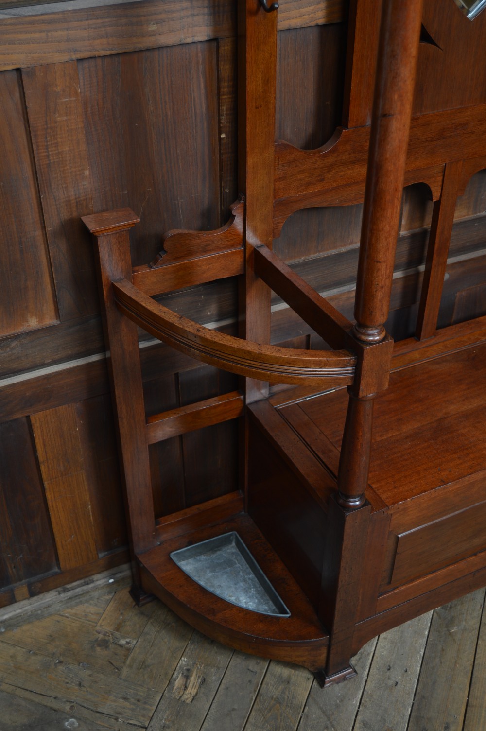 Arts and Crafts Mahogany Hallstand View X