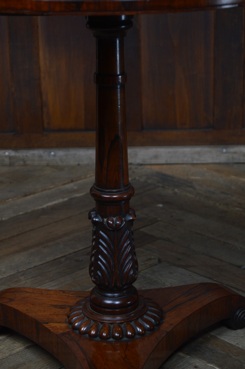 Victorian Rosewood Drum Table View IV
