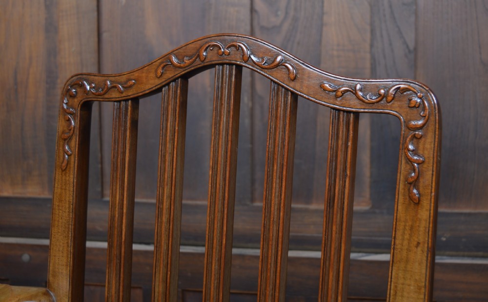 Pair of Edwardian Mahogany Library Chairs View III